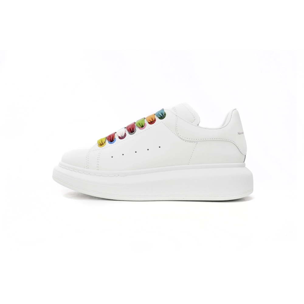 Alexander McQueen Oversized White Rainbow 553770WHX9P9035