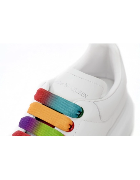 Alexander McQueen Oversized White Rainbow 553770WHX9P9035