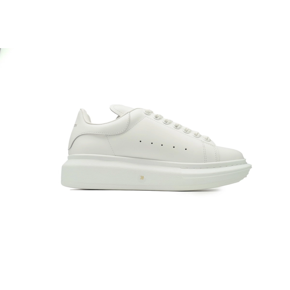 Alexander McQueen Oversized Leather Sneaker White 21295691