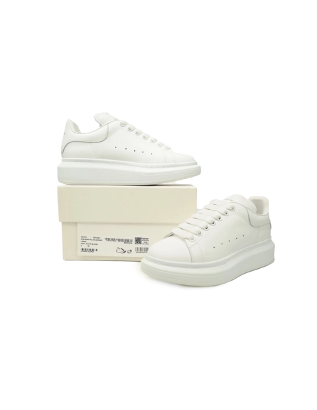 Alexander McQueen Oversized Leather Sneaker White 21295691