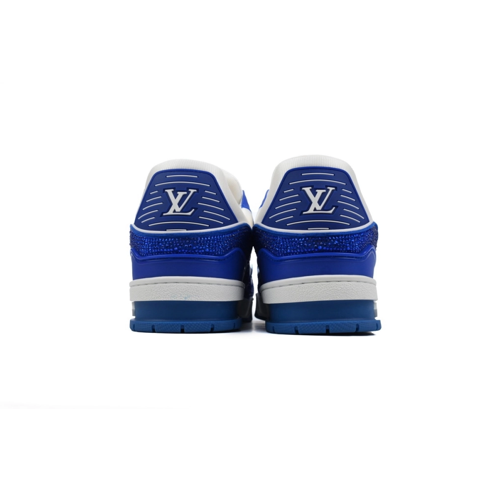 Louis Vuitton Trainer Dark Blue Rhinestone 1AC5AJ