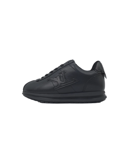 LV BUTTERSOFT Sneaker Lambskin/Plain Calf Leather Black 1AIKEO