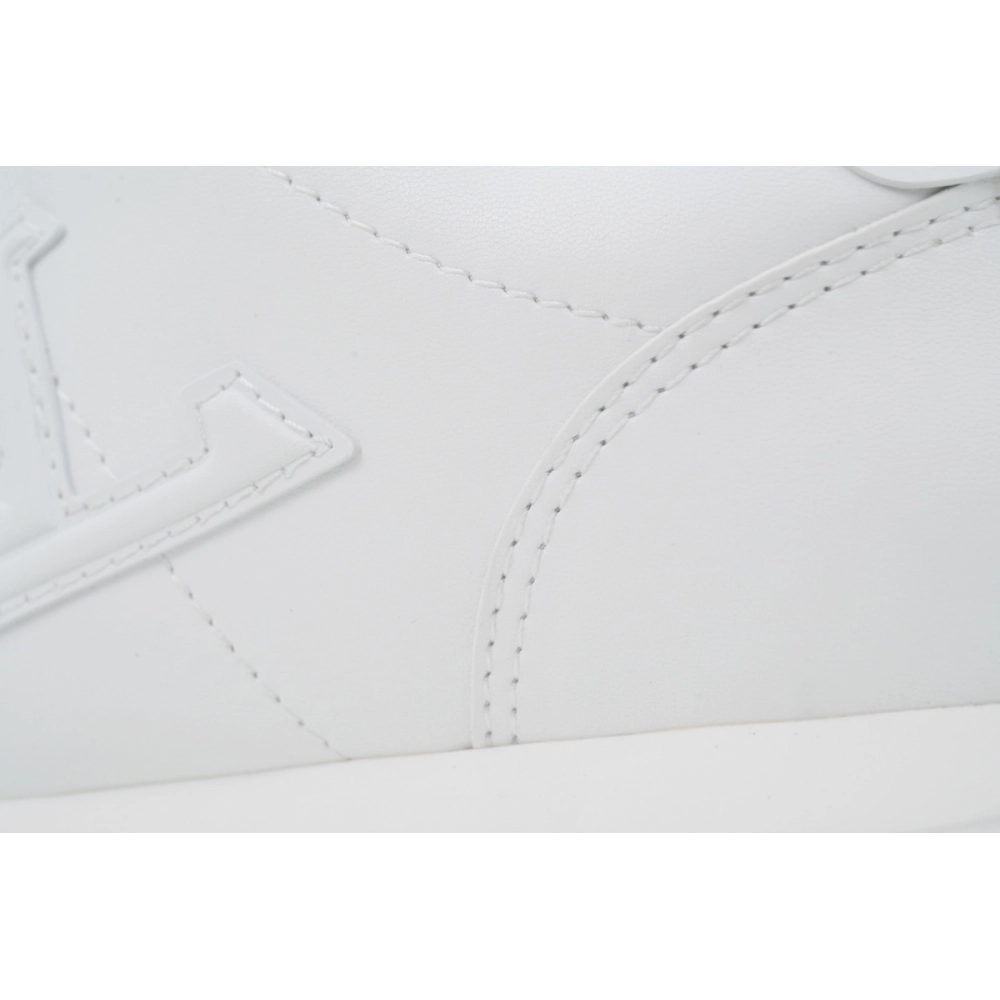 LV BUTTERSOFT Sneaker Lambskin/Plain Calf x Nigo All White
