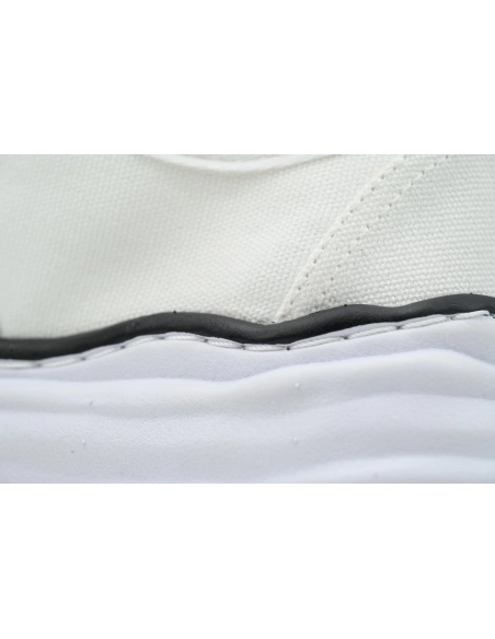 Mihara Yasuhiro Baker OG Semelle Toile Basse Blanc A02FW704 NO.716