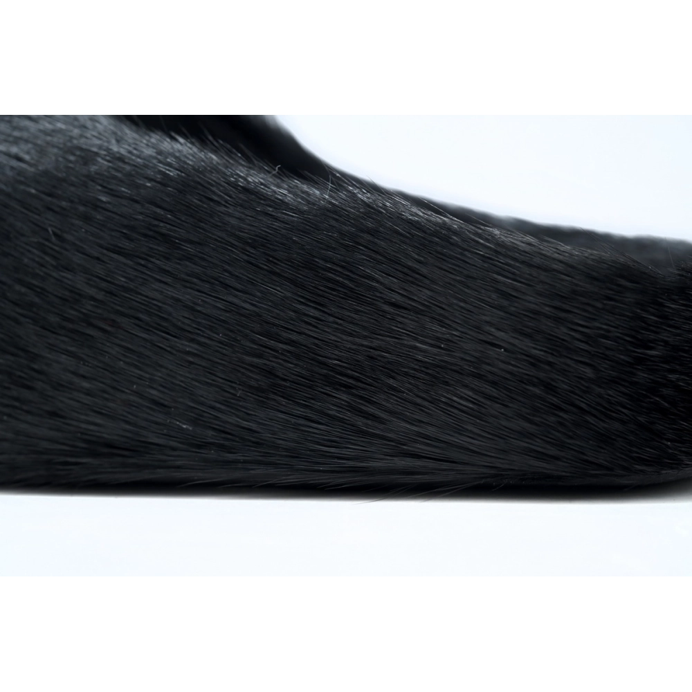 Marni Long-hair Calfskin Fussbett Sabot Black SBMR000600P412200N99