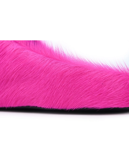 Marni Long-hair Calfskin Fussbett Sabot Fuchsia SBMR000600P412200C57