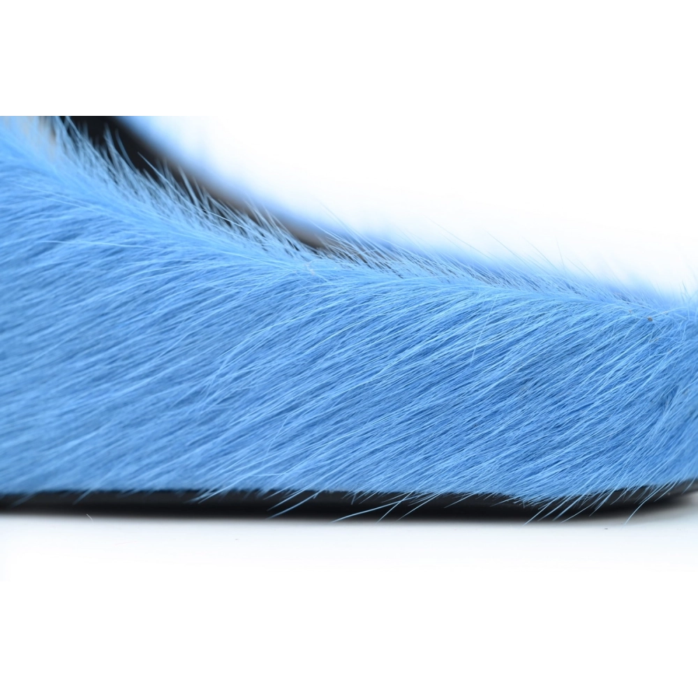 Marni Long-hair Calfskin Fussbett Sabot Blue SBMR000600P412200B50