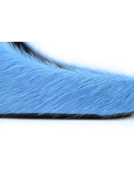 Marni Long-hair Calfskin Fussbett Sabot Blue SBMR000600P412200B50