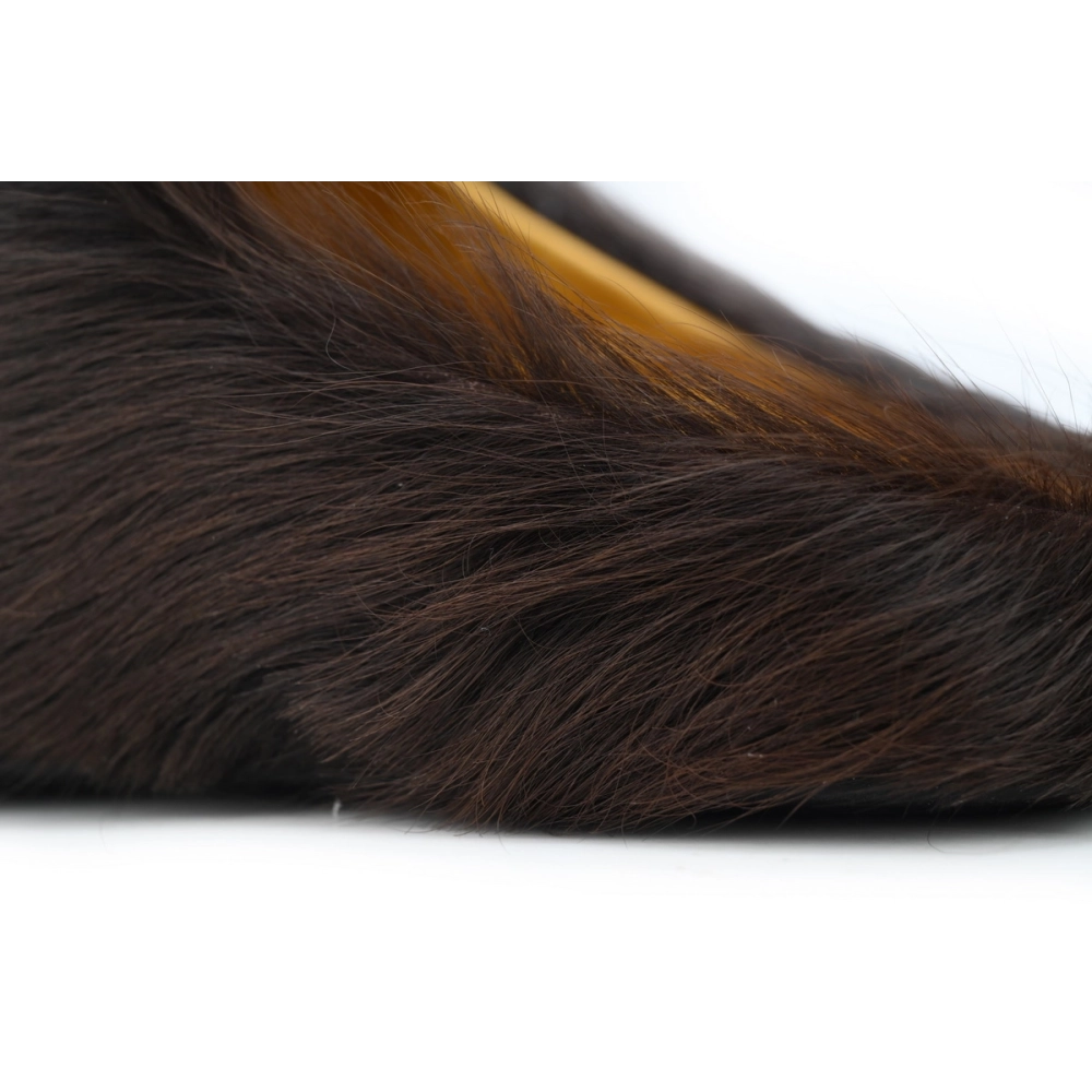 Marni Long-hair Calfskin Fussbett Sabot Brown SBMS004601P412200M37