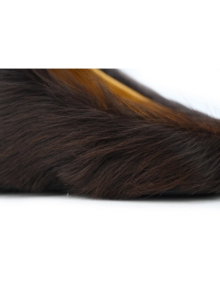 Marni Long-hair Calfskin Fussbett Sabot Brown SBMS004601P412200M37