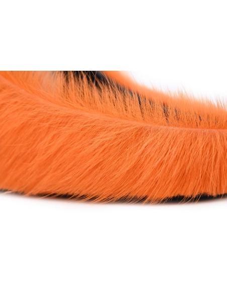 Marni Long-hair Calfskin Fussbett Sabot Orange