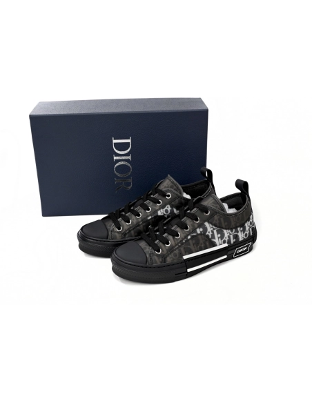 Dior B23 Low Top Canvas Oblique Black 3SN249YJP_H960