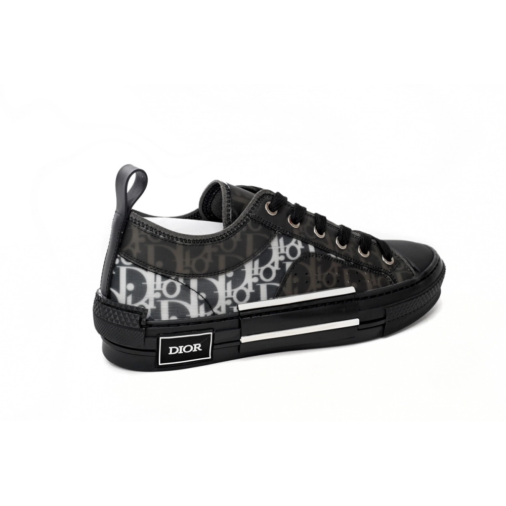Dior B23 Low Top Canvas Oblique Black 3SN249YJP_H960