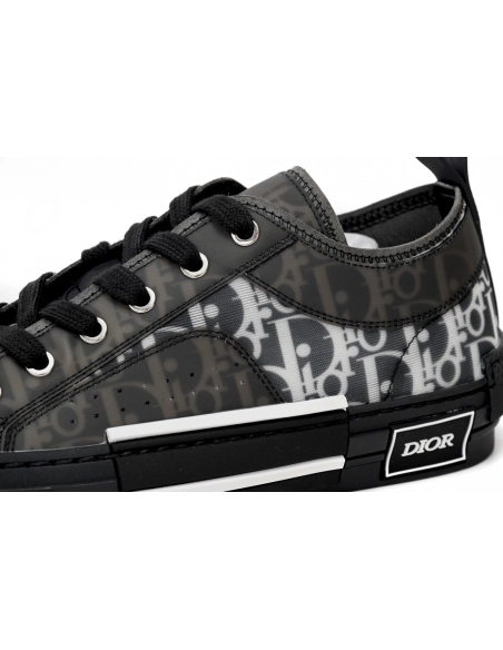 Dior B23 Low Top Canvas Oblique Black 3SN249YJP_H960
