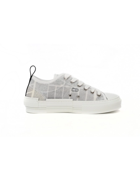 Dior B23 Low Top Daniel Asham Newspaper 3SN249YUO_H069