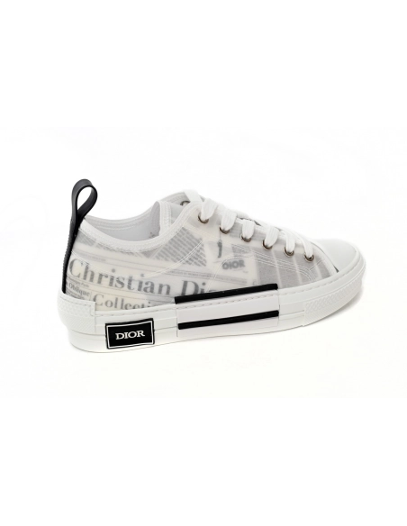Dior B23 Low Top Daniel Asham Newspaper 3SN249YUO_H069
