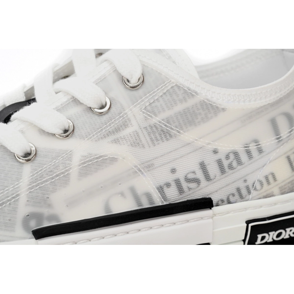 Dior B23 Low Top Daniel Asham Newspaper 3SN249YUO_H069