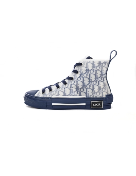 Dior B23 High Top Blue Oblique 3SH118YNT_H565