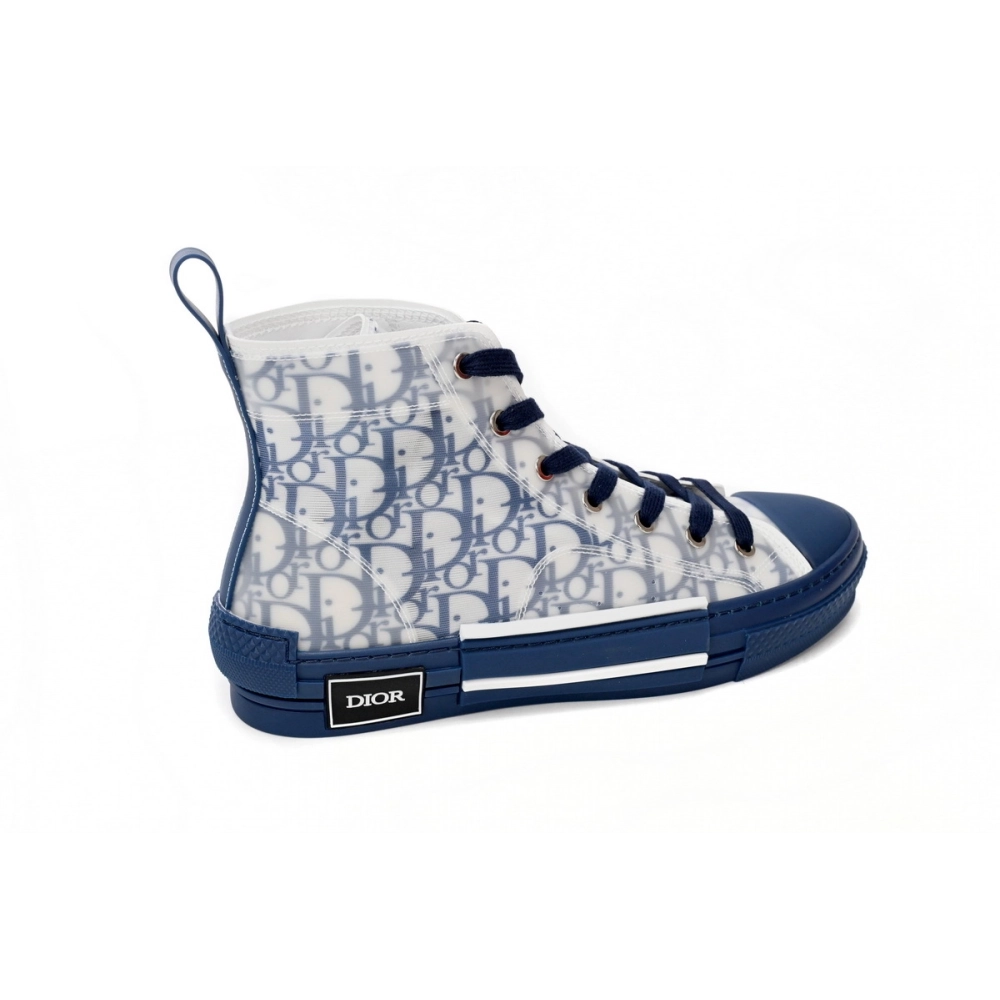 Dior B23 High Top Blue Oblique 3SH118YNT_H565