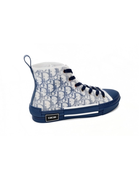 Dior B23 High Top Blue Oblique 3SH118YNT_H565