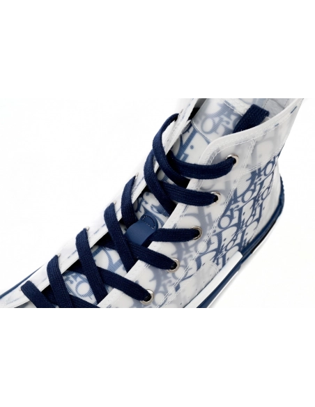 Dior B23 High Top Blue Oblique 3SH118YNT_H565