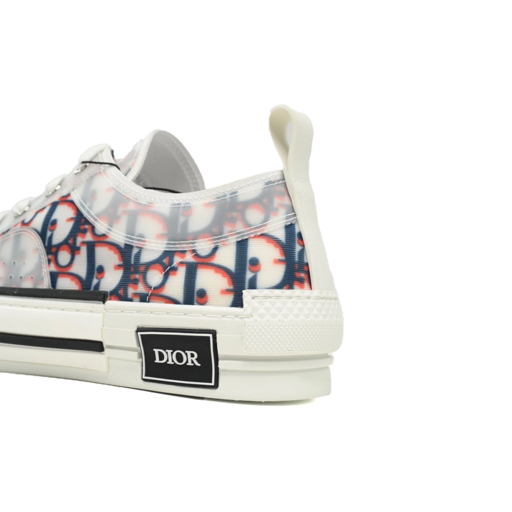 Dior B23 Low Top Red Blue Oblique 3SN249YTG_H563