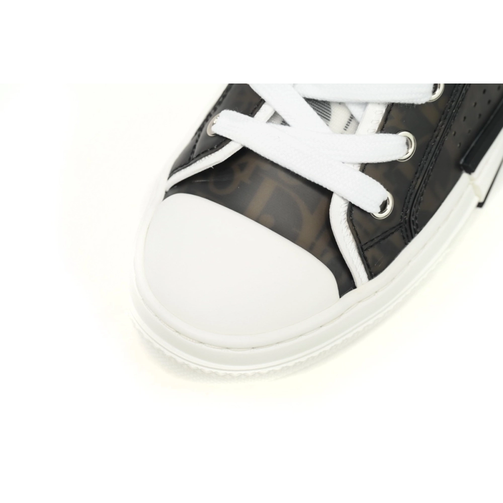 Dior B23 Low Top Canvas Oblique Black White 3SN272ZIR 16536