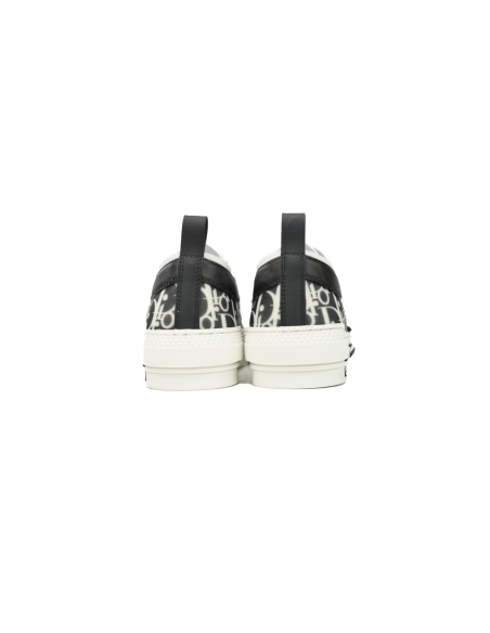 Dior B23 Low Top Canvas Oblique Black White 3SN272ZIR 16536