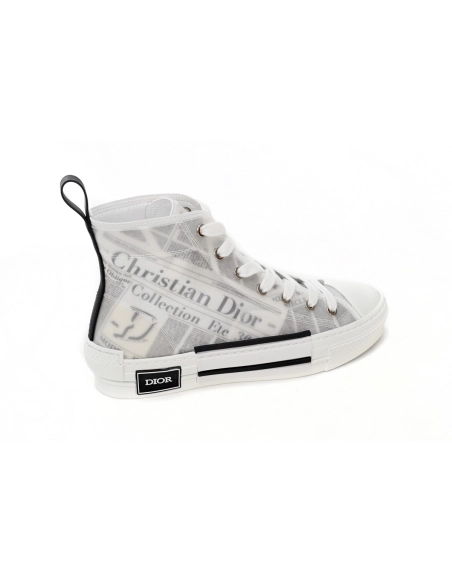 Dior B23 High Top Daniel Arsham Newspaper 3SH118YUO_H069