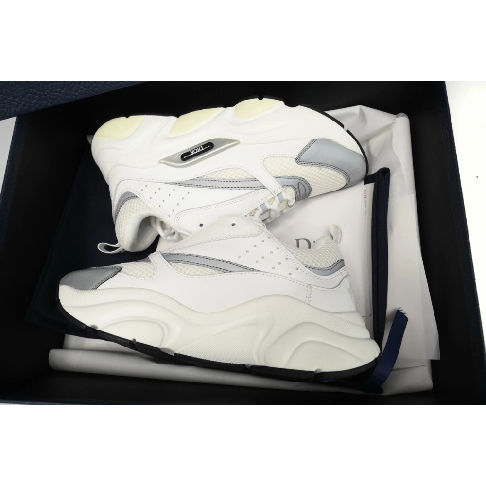 Dior B22 Triple White Silver 3SN231YJG_H000