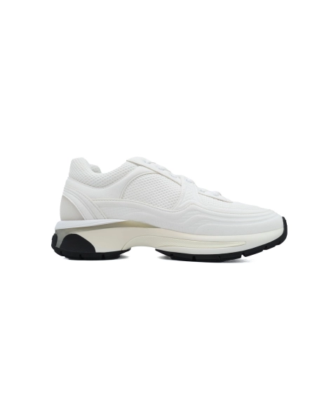 Chanel Fabric Laminated Low Top Sneakers White G45077 B16748NY264