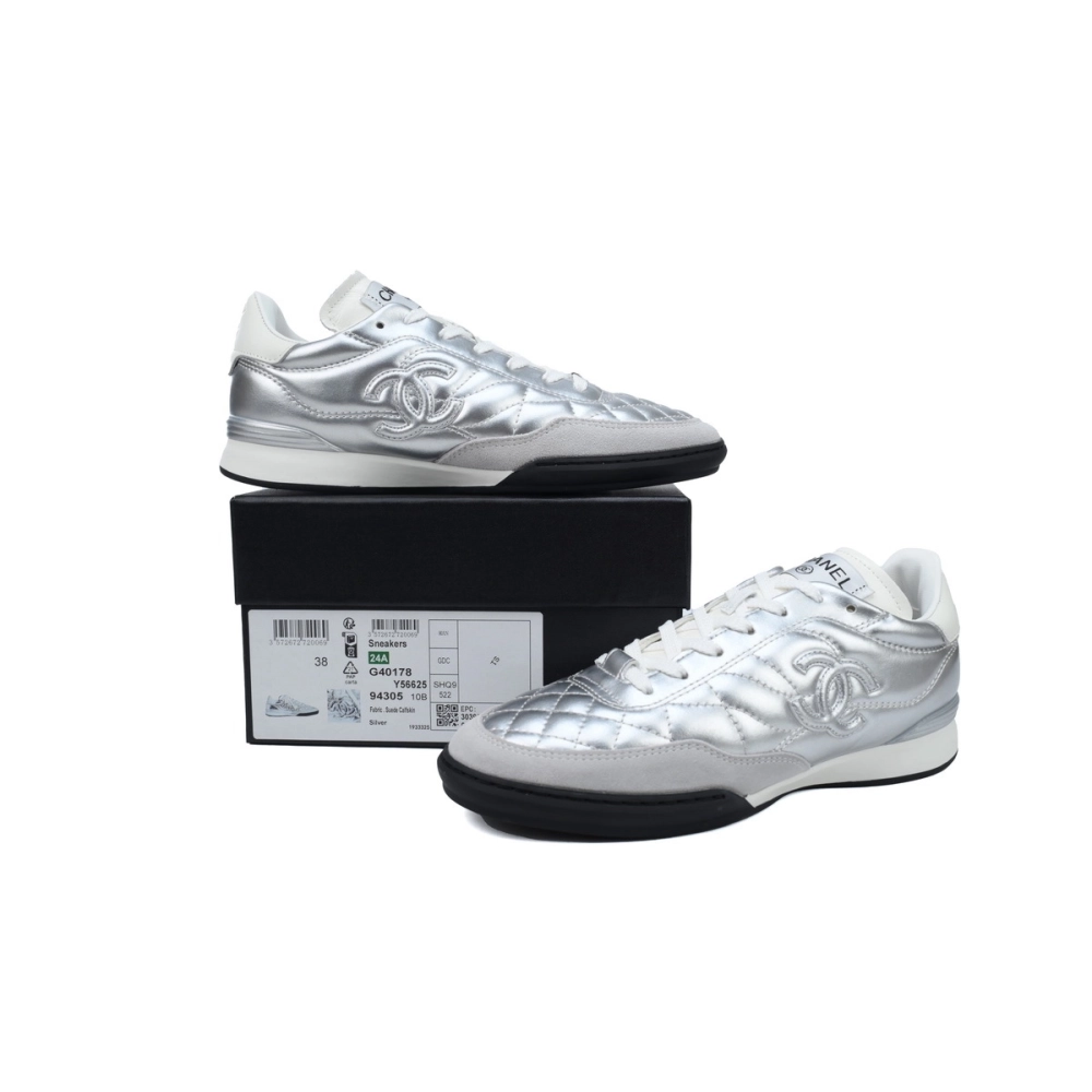 Chanel Sneakers 24A Silvery G45839-B17445-NZB00