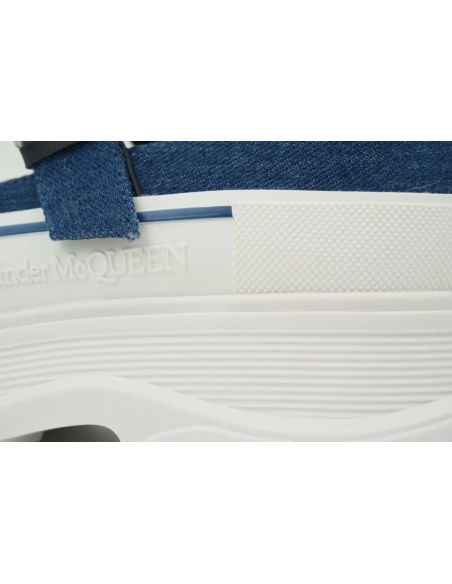 Alexander McQueen Womens Tread Slick Mary Jane In Tibetan Blue