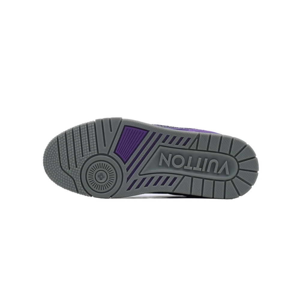 Louis Vuitton Trainer Purple Swarovksi Crystals 1ACR21