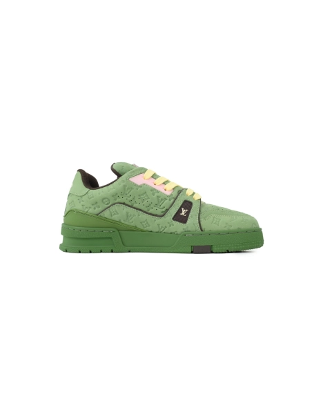 Louis Vuitton Trainer 54 Green Embossed