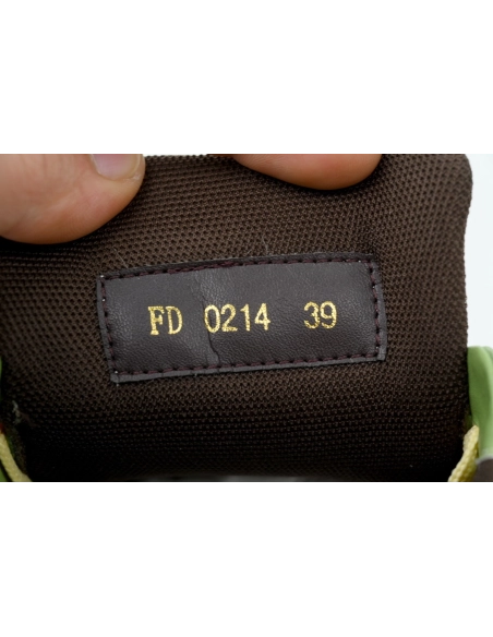 Louis Vuitton Trainer 54 Green Embossed