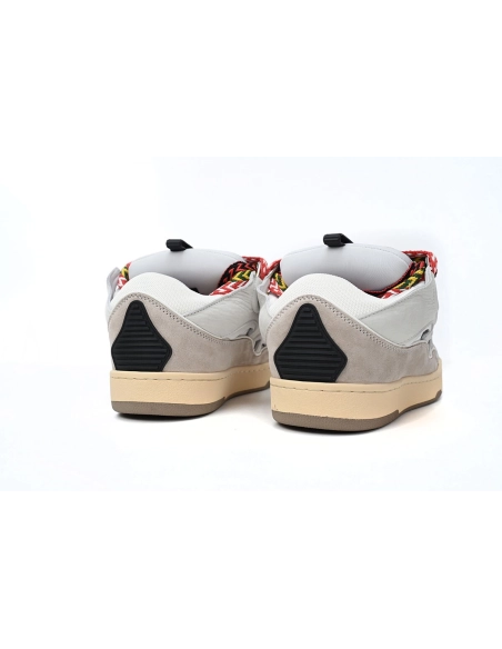 Lanvin Leather Curb White Black Gum