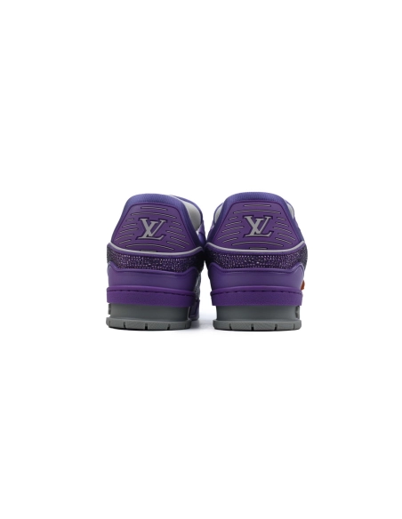 Louis Vuitton Trainer Purple Swarovksi Crystals 1ACR21