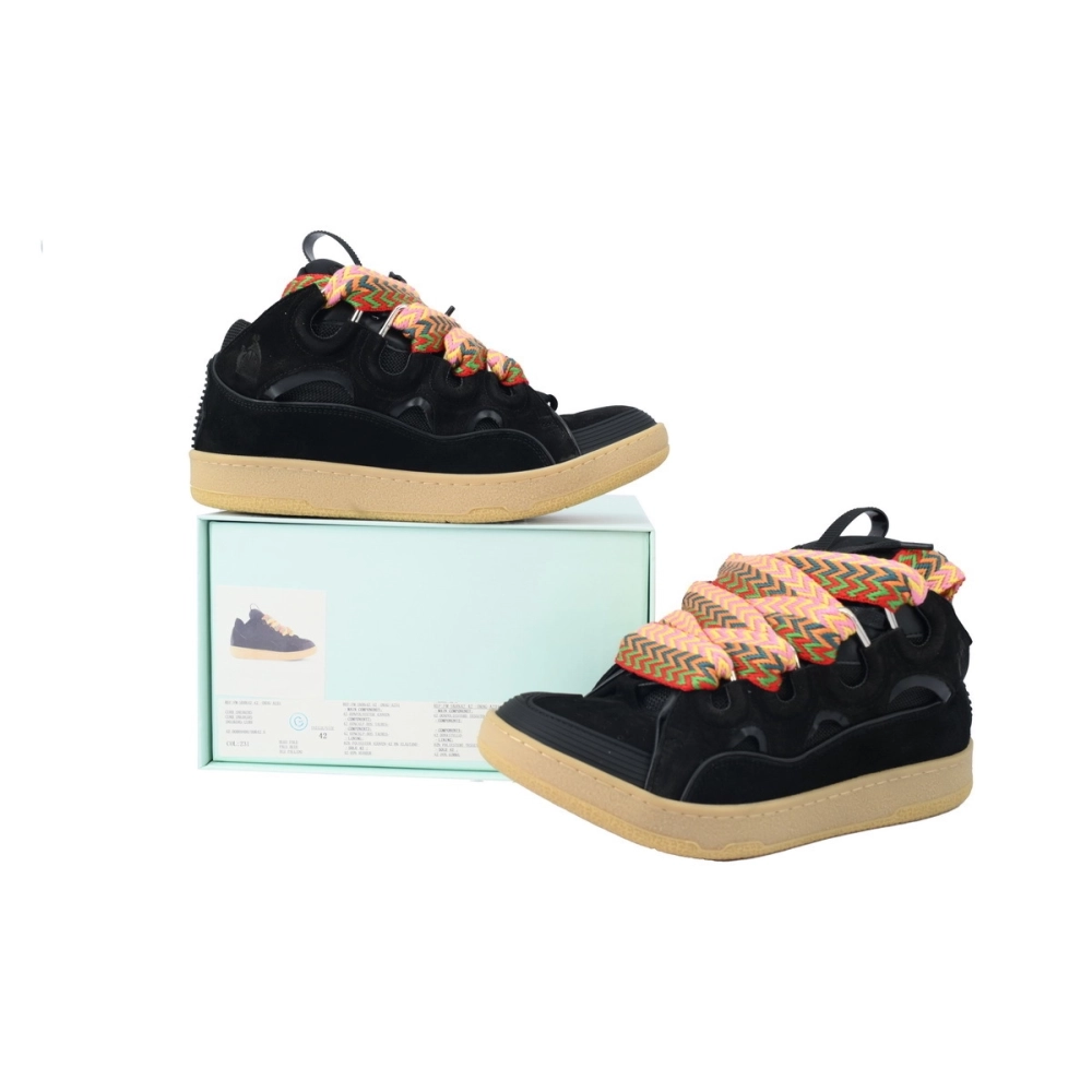 Lanvin Leather Curb Black FM-147446