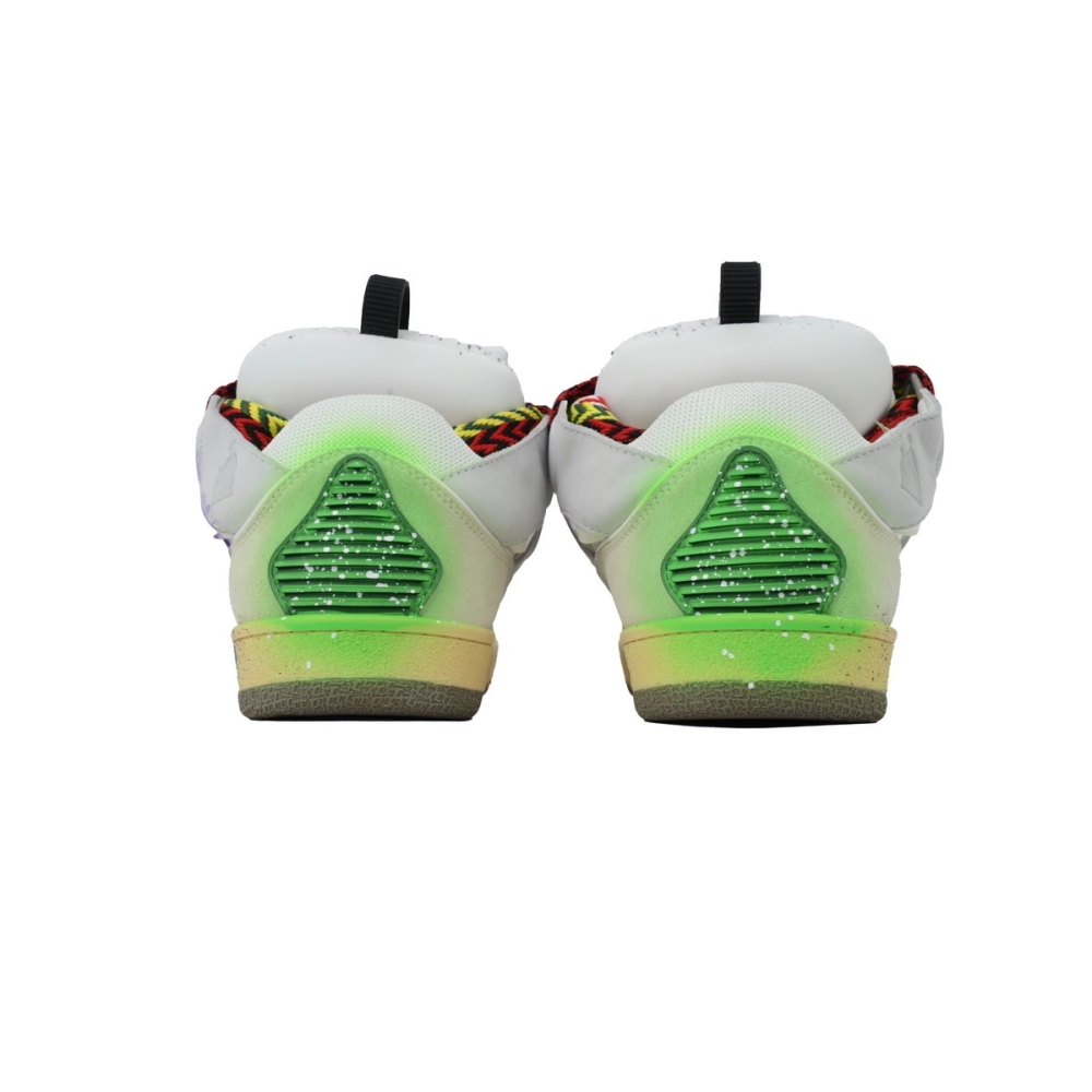 Lanvin Leather Curb x Gallery Dept Paint Drip Optical White