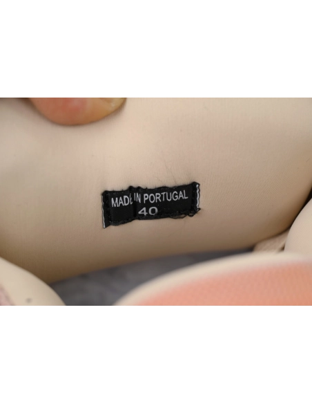 Lanvin Leather Curb x Gallery Dept Sneakers Paint Drip Pale Pink