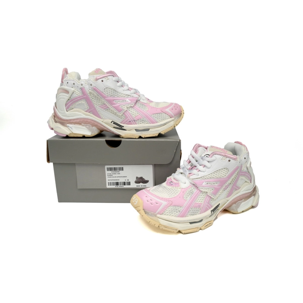 Balenciaga Runner Pink White 677402W3RB39059