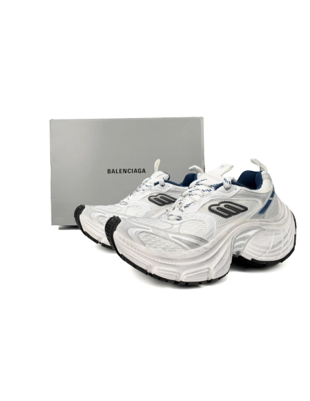 Balenciaga 10XL Sneaker White, Black and Blue 784342 W2MV2 1219