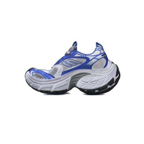 Balenciaga 10XL Sneaker White Silver Blue 784342 W2MV2 6326