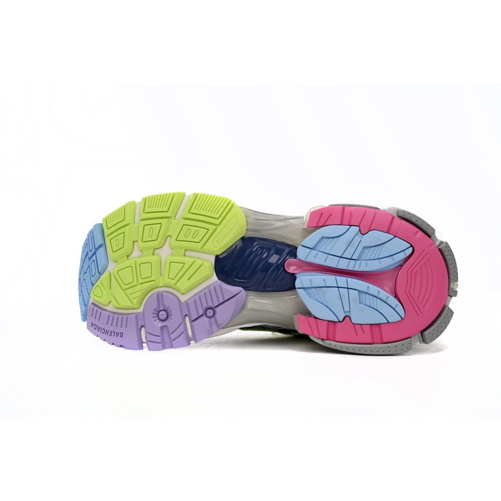 Balenciaga Runner Grey/Light Purple/Neon Yellow White 677403W3RBP1745