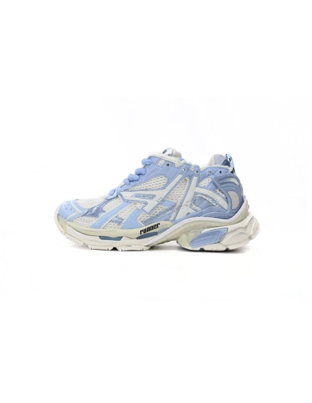 Balenciaga Runner White Light Blue 677402W3RB29744