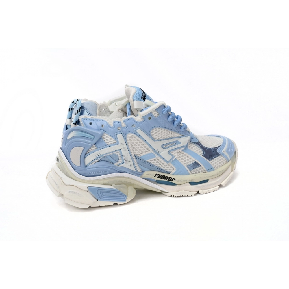 Balenciaga Runner White Light Blue 677402W3RB29744
