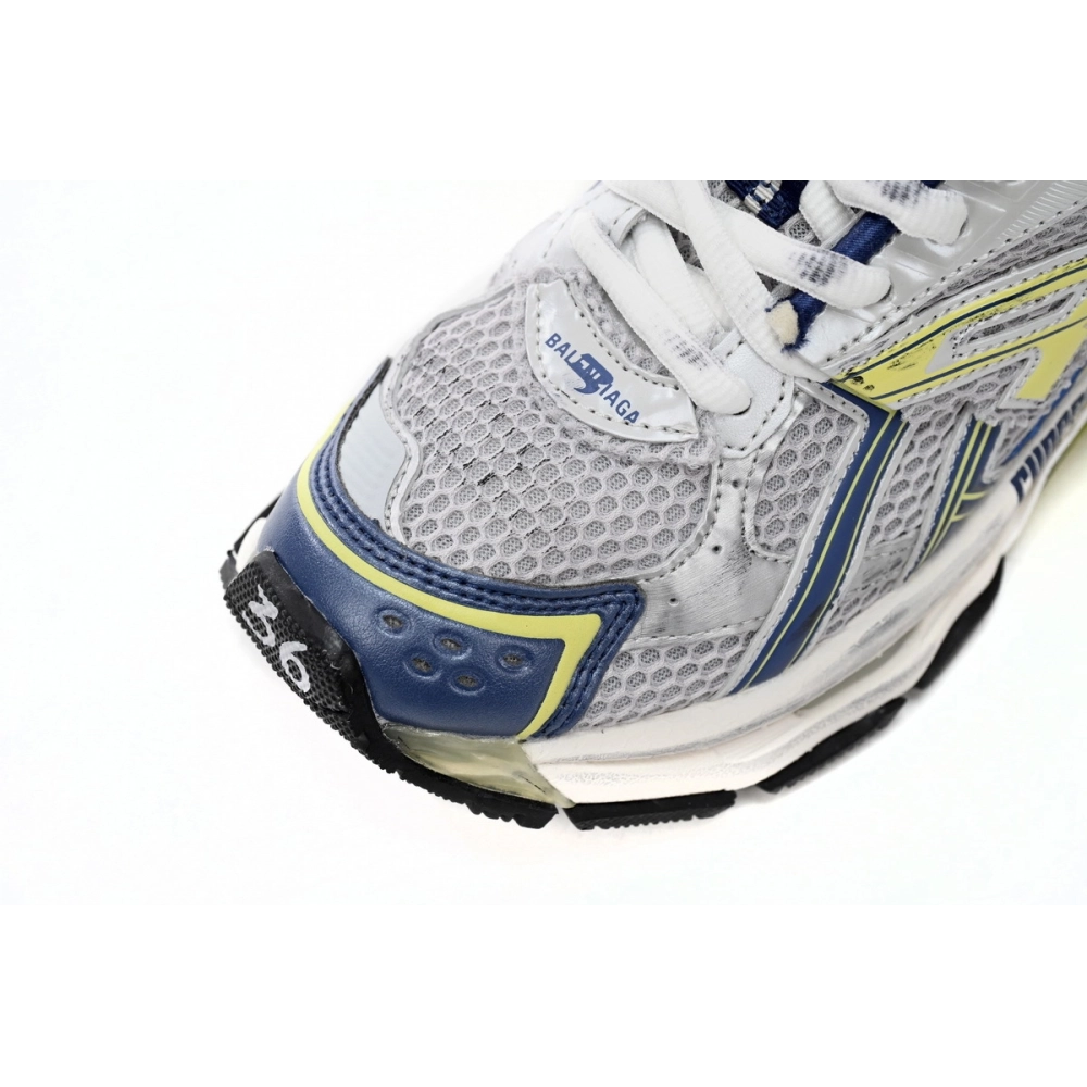 Balenciaga Runner White Yellow Blue 677403 W2RN1 0080