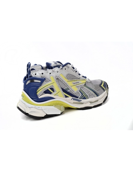 Balenciaga Runner White Yellow Blue 677403 W2RN1 0080