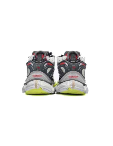 Balenciaga Runner White Black And Red 677402 W3RB2 9167